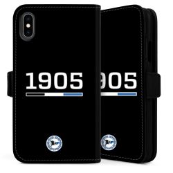 Sideflip mit langer Lasche schwarz