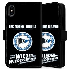 Sideflip mit langer Lasche schwarz