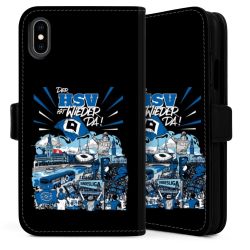 Sideflip mit langer Lasche schwarz