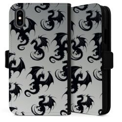 Sideflip Fodral med flap svart