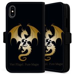 Sideflip Fodral med flap svart