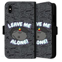 Sideflip mit langer Lasche schwarz