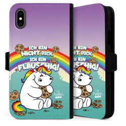 Sideflip mit langer Lasche schwarz