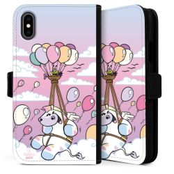 Sideflip mit langer Lasche schwarz