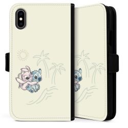 Sideflip mit langer Lasche schwarz