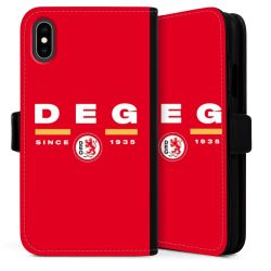 Sideflip mit langer Lasche schwarz