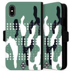 Sideflip mit langer Lasche schwarz