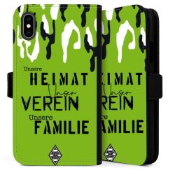 Sideflip mit langer Lasche schwarz