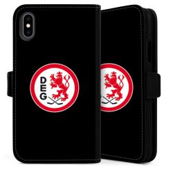 Sideflip mit langer Lasche schwarz