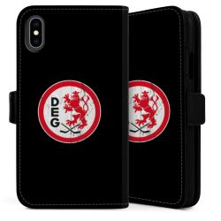 Sideflip mit langer Lasche schwarz