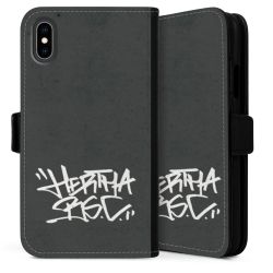 Sideflip mit langer Lasche schwarz