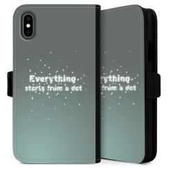 Sideflip Fodral med flap svart