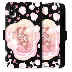 Sideflip mit langer Lasche schwarz