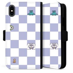 Sideflip mit langer Lasche schwarz