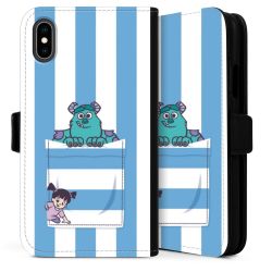 Sideflip mit langer Lasche schwarz