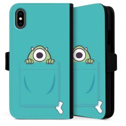 Sideflip mit langer Lasche schwarz