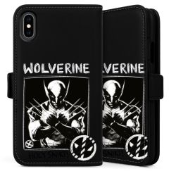 Sideflip Fodral med flap svart