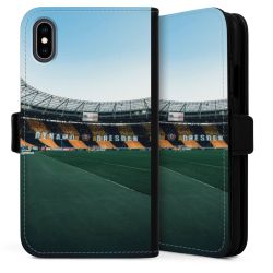 Sideflip mit langer Lasche schwarz