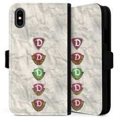 Sideflip mit langer Lasche schwarz