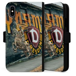 Sideflip mit langer Lasche schwarz