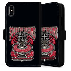 Sideflip mit langer Lasche schwarz