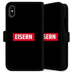 Sideflip mit langer Lasche schwarz