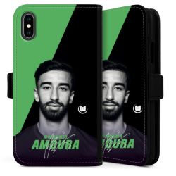 Sideflip mit langer Lasche schwarz