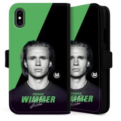 Sideflip mit langer Lasche schwarz