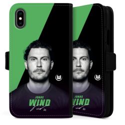 Sideflip mit langer Lasche schwarz