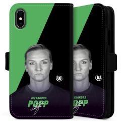 Sideflip mit langer Lasche schwarz