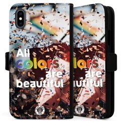 Sideflip mit langer Lasche schwarz