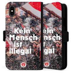 Sideflip mit langer Lasche schwarz