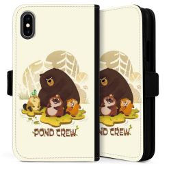 Sideflip mit langer Lasche schwarz