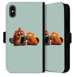 Sideflip mit langer Lasche schwarz