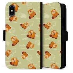 Sideflip mit langer Lasche schwarz