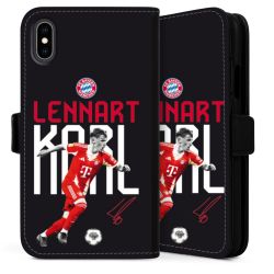 Sideflip mit langer Lasche schwarz