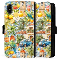 Sideflip mit langer Lasche schwarz