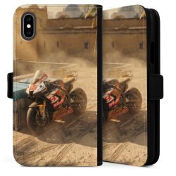 Sideflip mit langer Lasche schwarz