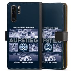 Sideflip mit langer Lasche schwarz