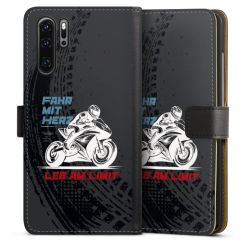 Sideflip mit langer Lasche schwarz