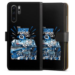 Sideflip mit langer Lasche schwarz