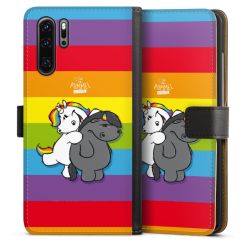 Sideflip mit langer Lasche schwarz