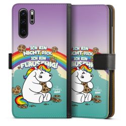 Sideflip mit langer Lasche schwarz