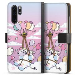 Sideflip mit langer Lasche schwarz