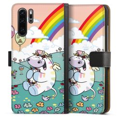 Sideflip mit langer Lasche schwarz