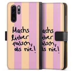 Sideflip mit langer Lasche schwarz