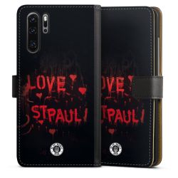 Sideflip mit langer Lasche schwarz