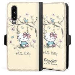 Sideflip mit langer Lasche schwarz