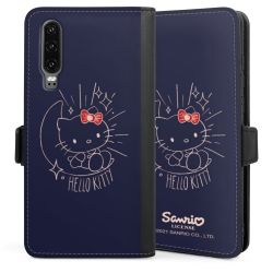 Sideflip mit langer Lasche schwarz