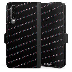 Sideflip mit langer Lasche schwarz